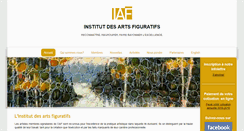 Desktop Screenshot of institutdesartsfiguratifs.com