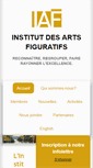 Mobile Screenshot of institutdesartsfiguratifs.com