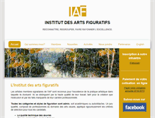 Tablet Screenshot of institutdesartsfiguratifs.com